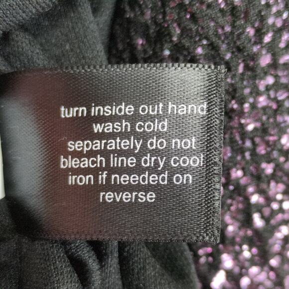 Lane Bryant Perfect Sleeve Purple Ombre Metallic Shift Tee Dress, Women's 18/20 - Picture 7 of 7